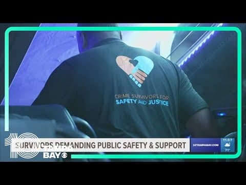 Tampa crime survivors demand public safety and support in Tallahassee