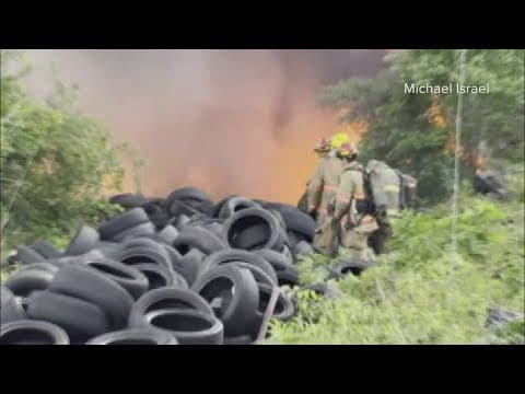 Algiers tire fire symptom of illegal dumping problem, neighbors say in New Orleans