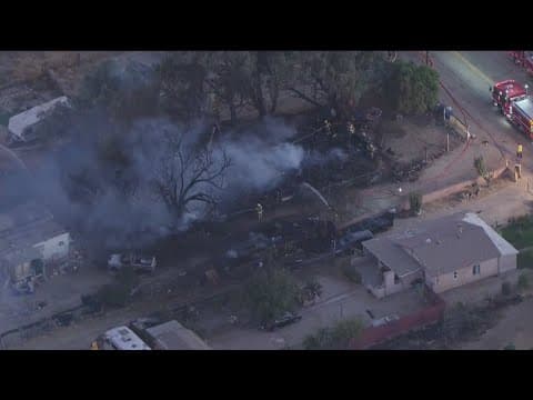 Federal investigators investigate CA fire helicopter collision that killed 3