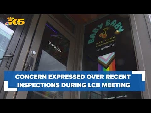 People share concerns over inspections of Seattle gay bars during Liquor and Cannabis Board meeting