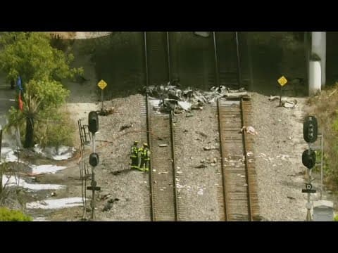 Plane carrying 3 people crashes in South Florida near a major highway