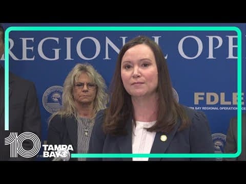 Florida Attorney General Ashley Moody gives message to contractors after arrest of Olympus Pools own