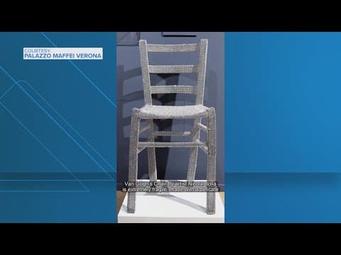 Tourists destroy art chair in Italy, caught on museum security video