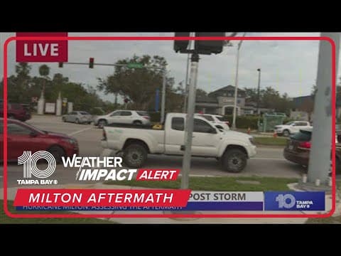 Milton aftermath: Gas lines stretch for miles and other updates (Noon, Friday)