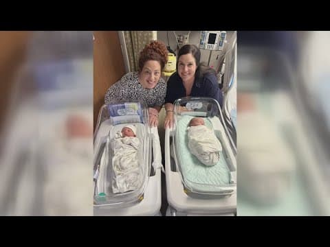 From preschool to parenthood: Best friends deliver babies on the same day at same hospital