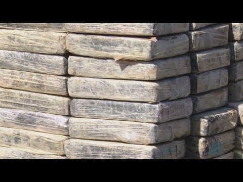 U.S. Coastguard unloads $158 million worth of drugs seized in Pacific