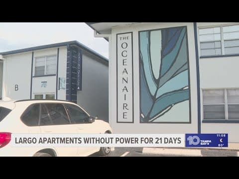Tenants at Largo apartment complex say they've been without power for nearly 3 weeks