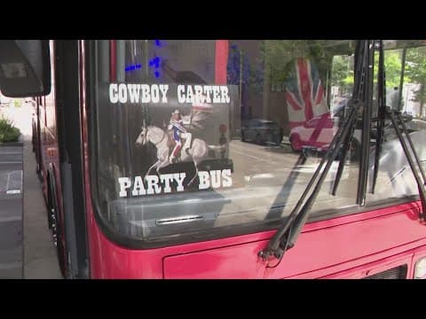 Cowboy Carter party bus takes Beyoncé fans on a Houston ride like no other