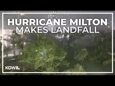 Hurricane Milton brings tornados and widespread flooding in Florida