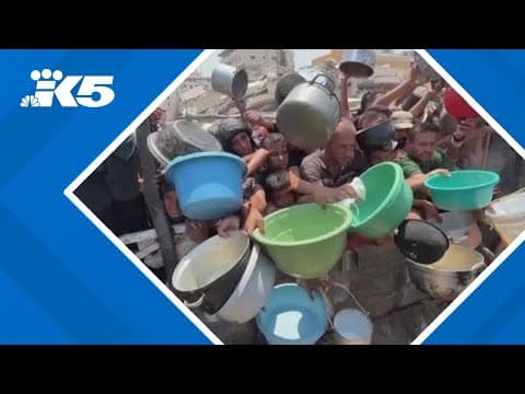 President Trump sees "real starvation" in Gaza