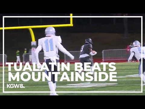Tualatin rolls over Mountainside to reach semi-finals| Friday Night Football