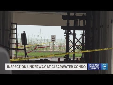 Inspection underway at Clearwater condos that were evacuated due to structural concerns