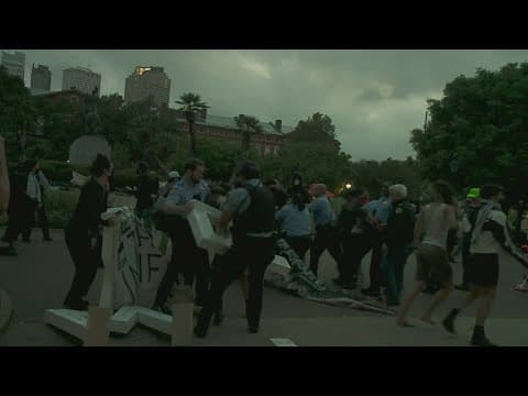 Pro-Palestinian protest in Jackson Square ends in arrests