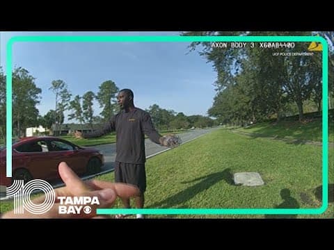 Man accused of shooting 2 Orlando police officers fled from UCF police, bodycam video shows