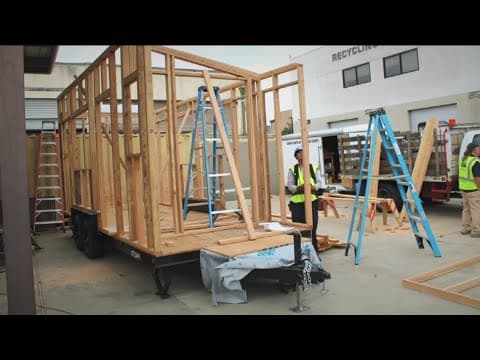 Urban Corps of San Diego County builds their first 'Tiny Home'