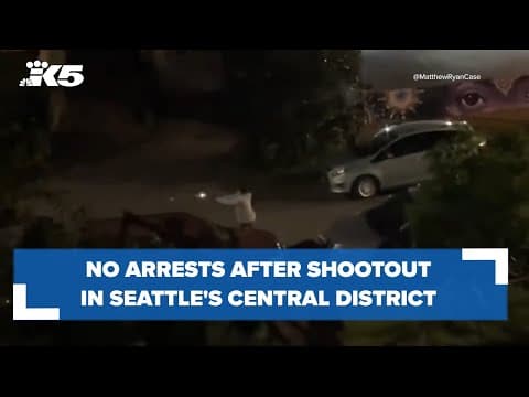 No arrests yet after Friday night shootout in Seattle's Central District