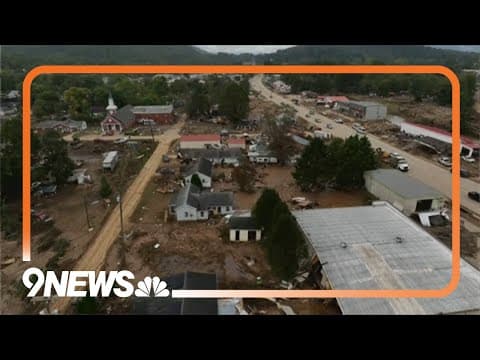 Biden gets first-hand look at flood-ravaged western North Carolina