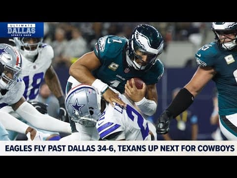 Cowboys fall to Eagles, suffer fourth straight loss | Ultimate Dallas Sports Show