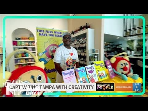 Meet a young author who has been writing, illustrating his own children's books