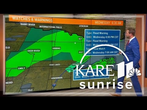 Flood Warnings cover Northern Minnesota