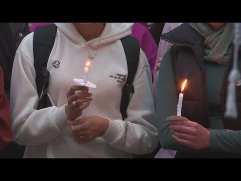 Palestinian Ohio State students hold vigil to pray for lives lost during war