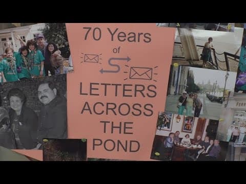 Pen pals celebrate 70-year friendship