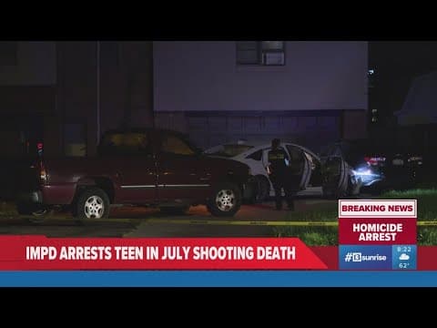 16-year-old arrested for allegedly fatally shooting man in car on Indy's south side