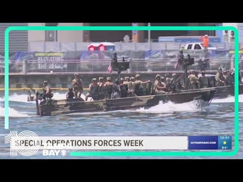 SOCOM holds military demonstration at Tampa Convention Center
