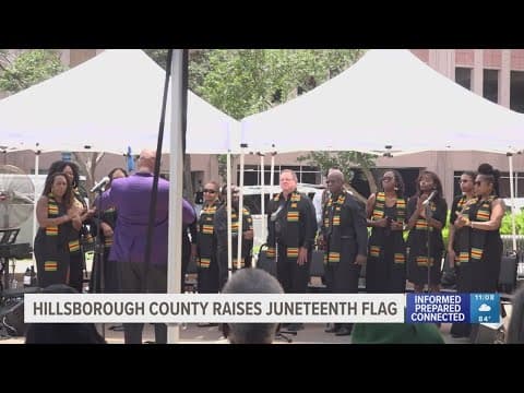 Hillsborough County raises Juneteenth flag
