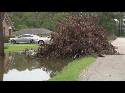 Even light rain causing flash flooding issues on Houston's north side