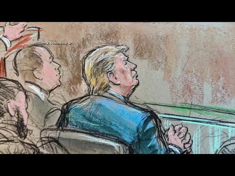Trump in court for election interference trial