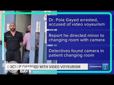 Lake Wales doctor accused of secretly recording changing room in his office