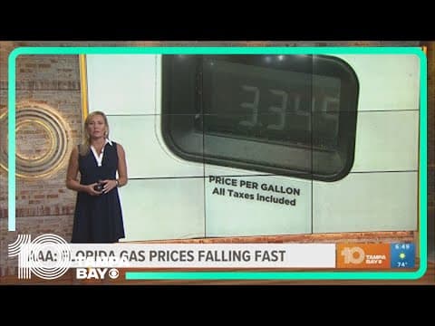 AAA: Florida gas prices falling fast