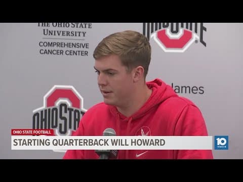 Will Howard pregame press conference | Ohio State-Nebraska week