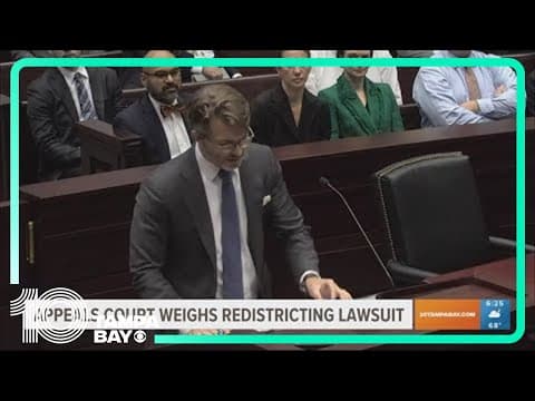 Appeals court weighs Florida redistricting lawsuit