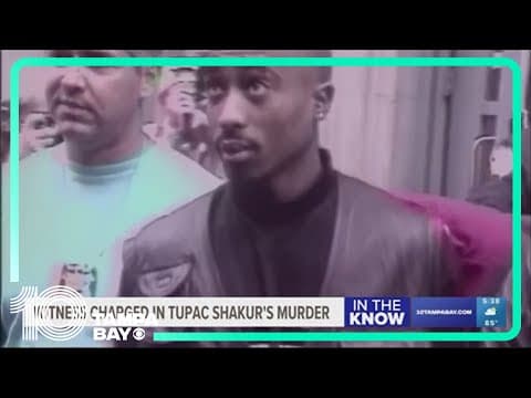 Witness to the 1996 drive-by shooting of Tupac Shakur indicted on murder charge in rapper's death
