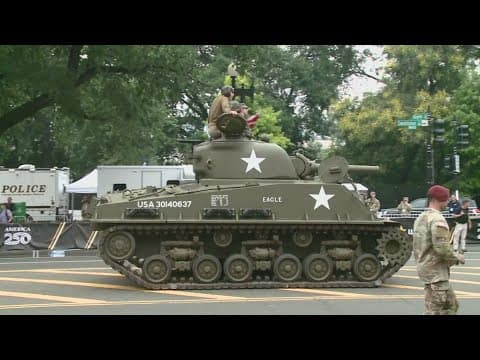 Cleanup underway in DC after Army anniversary parade