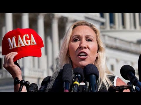 Rep. Marjorie Taylor Greene works to oust House Speaker Mike Johnson