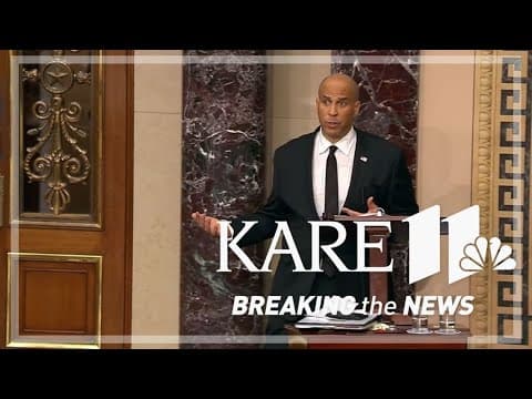 Cory Booker breaks the record for longest Senate speech