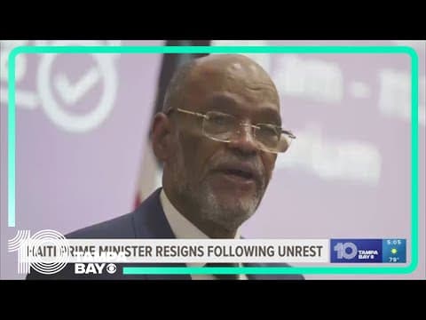 Haiti Prime Minister resigns following civil unrest