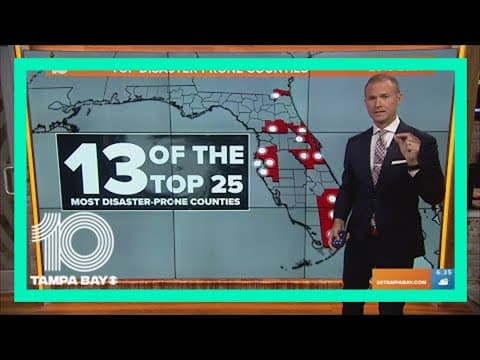 Tampa Bay-area has some of the most disaster-prone counties in the US