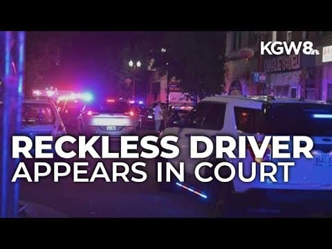 Driver accused of hitting multiple people in Old Town appears in court