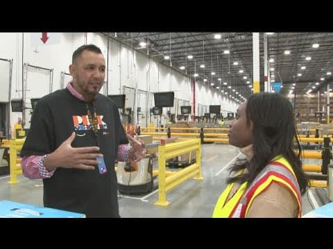 Cyber Monday deals and a look inside an Amazon warehouse