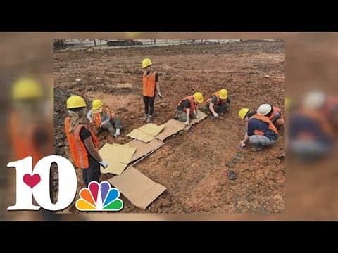 Archaeology students at UT uncover Civil War trench on campus