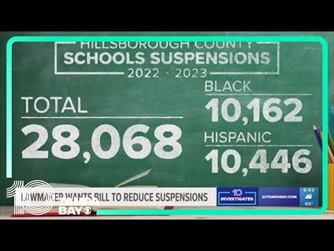 Florida lawmakers want bill to reduce school suspensions