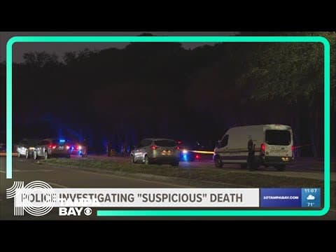'Suspicious' death investigation underway in Pinellas Park