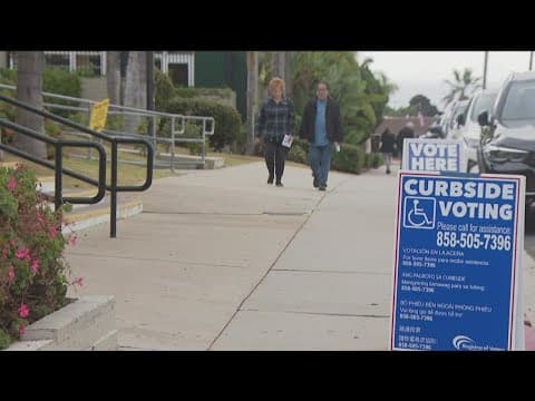Voters visit polling centers across San Diego County for final day of voting