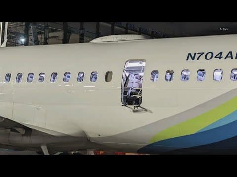 NTSB gives update on investigation into Boeing 737-9 MAX plane blowout