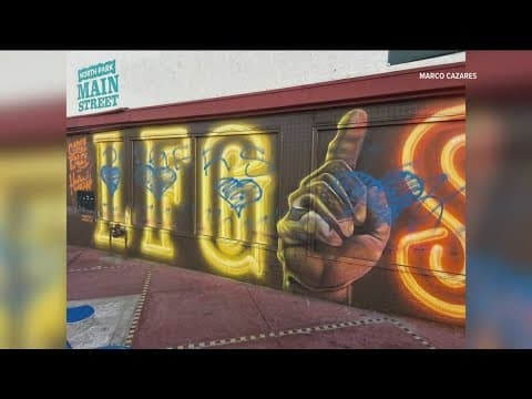 Friar Faithfuls crowdsource funds to replace Padres mural vandalized with Dodgers blue paint