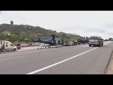Helicopter makes emergency landing in Escondido